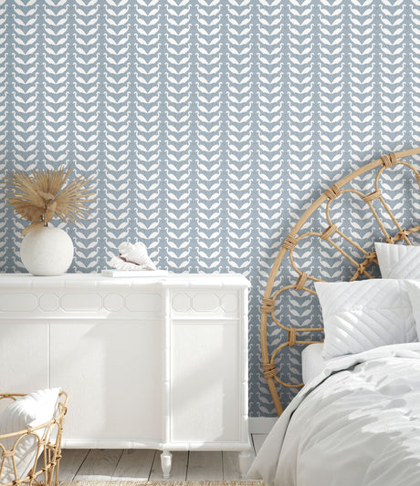 York PSW1347RL Elegant Birds Blue Peel & Stick Wallpaper