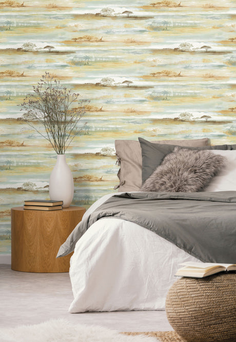 York PSW1348RL Savanna Sunset Beige Peel & Stick Wallpaper