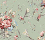 Eade’s Parrots with Floral Bouquets Eucalyptus