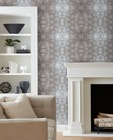 York PSW1382RL Rose Dapple Warm Grey Peel & Stick Wallpaper