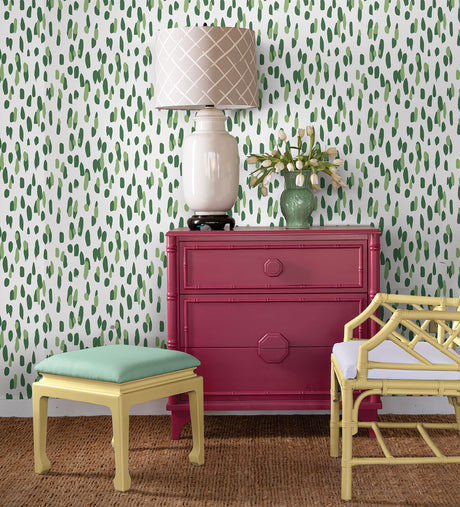 York PSW1393RL Club House Palm Green Peel & Stick Wallpaper