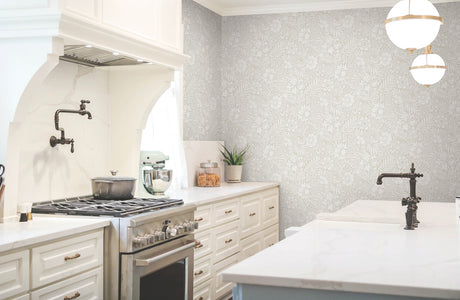 York PSW1445RL Modern Acanthus Wicker Peel & Stick Wallpaper