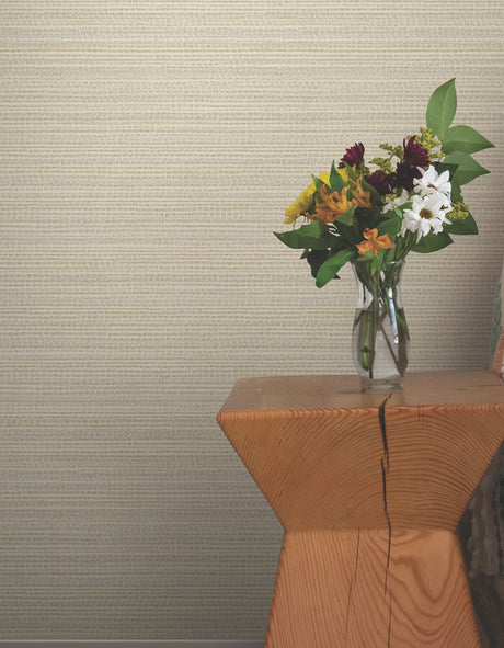 York PSW1449RL Tick Mark Texture Warm Wheat Peel & Stick Wallpaper