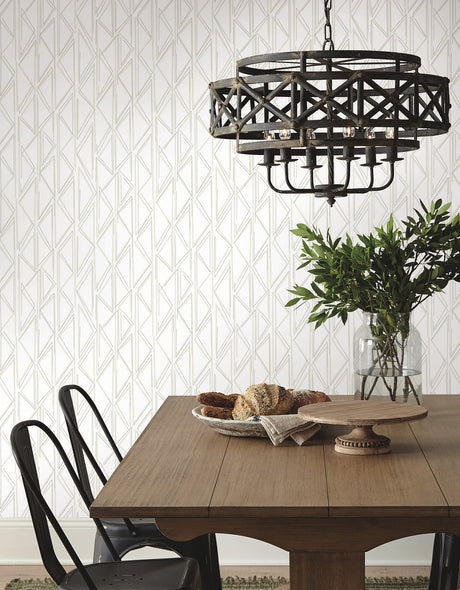 York PSW1498RL Sideways Sketch Beige Wallpaper