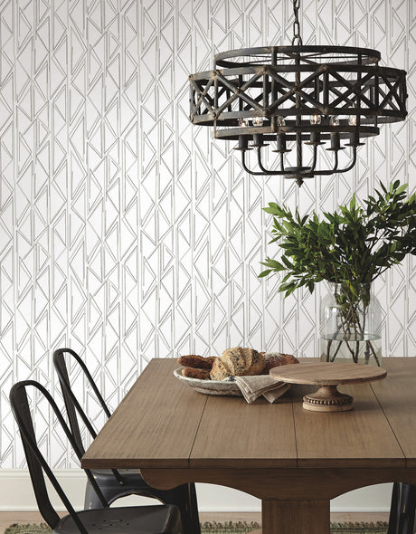 York PSW1500RL Sideways Sketch Grey Wallpaper