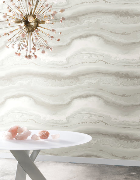York PSW1558RL Inner Peace Sage Peel & Stick Wallpaper