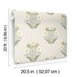 York PSW1576RL Sophie Premium Peel + Stick Wallpaper - Eade's Wallpaper