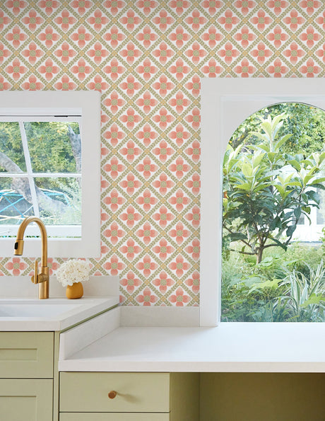 York PSW1586RL Mimi Premium Peel + Stick Wallpaper - Eade's Wallpaper