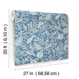 Eade’s Pomegranate Blue & Ivory