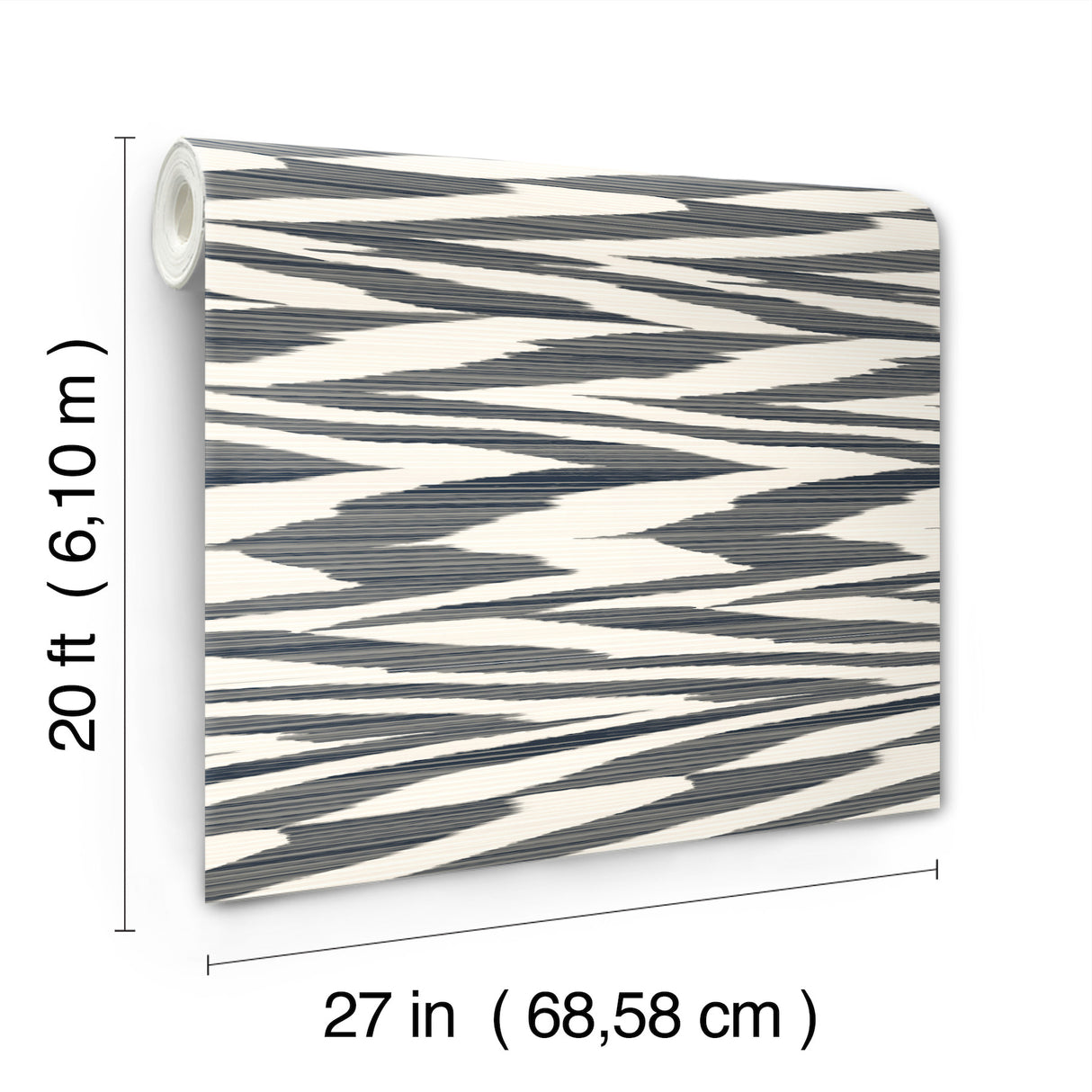 Eade’s Flamed Zig Zag Black