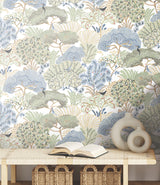 York Wallcoverings PSW1695RL Everbloom Forest Butter Botanic