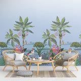 York Wallcoverings PSW1710M Tropical Lagoon Lush Premium Pee