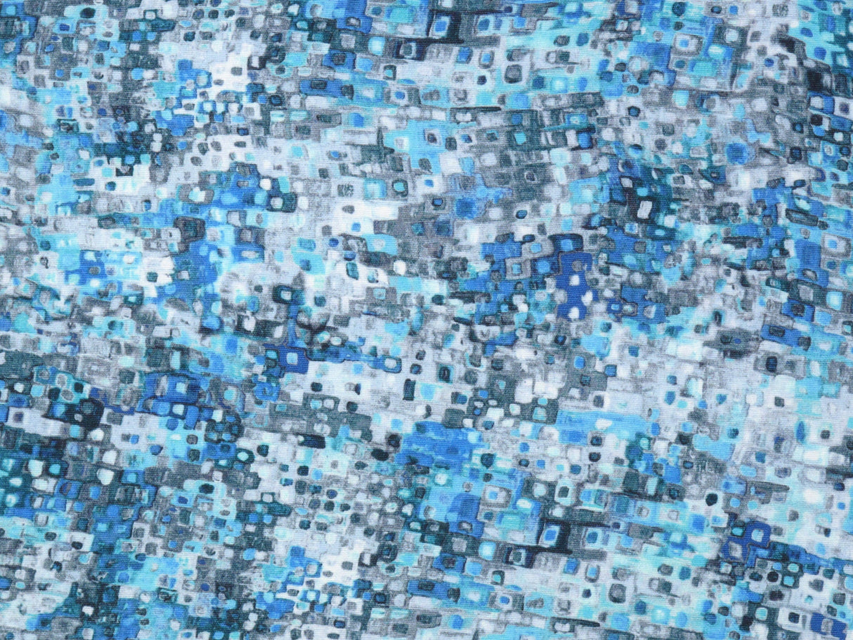 Scalamandre PS 00013089 BLUE MARINE ANANTARA REEF Fabric