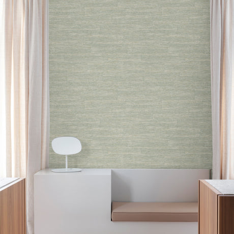 Galerie Precious Weaves Textile Plain Grey Wallpaper PW1006