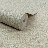 Galerie Precious Weaves Textile Plain Beige Wallpaper PW1102
