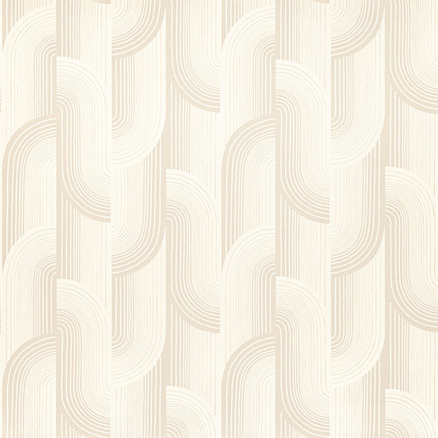 Galerie Precious Weaves Geometric All-over Beige Wallpaper P