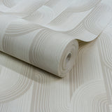 Galerie Precious Weaves Geometric All-over Beige Wallpaper P