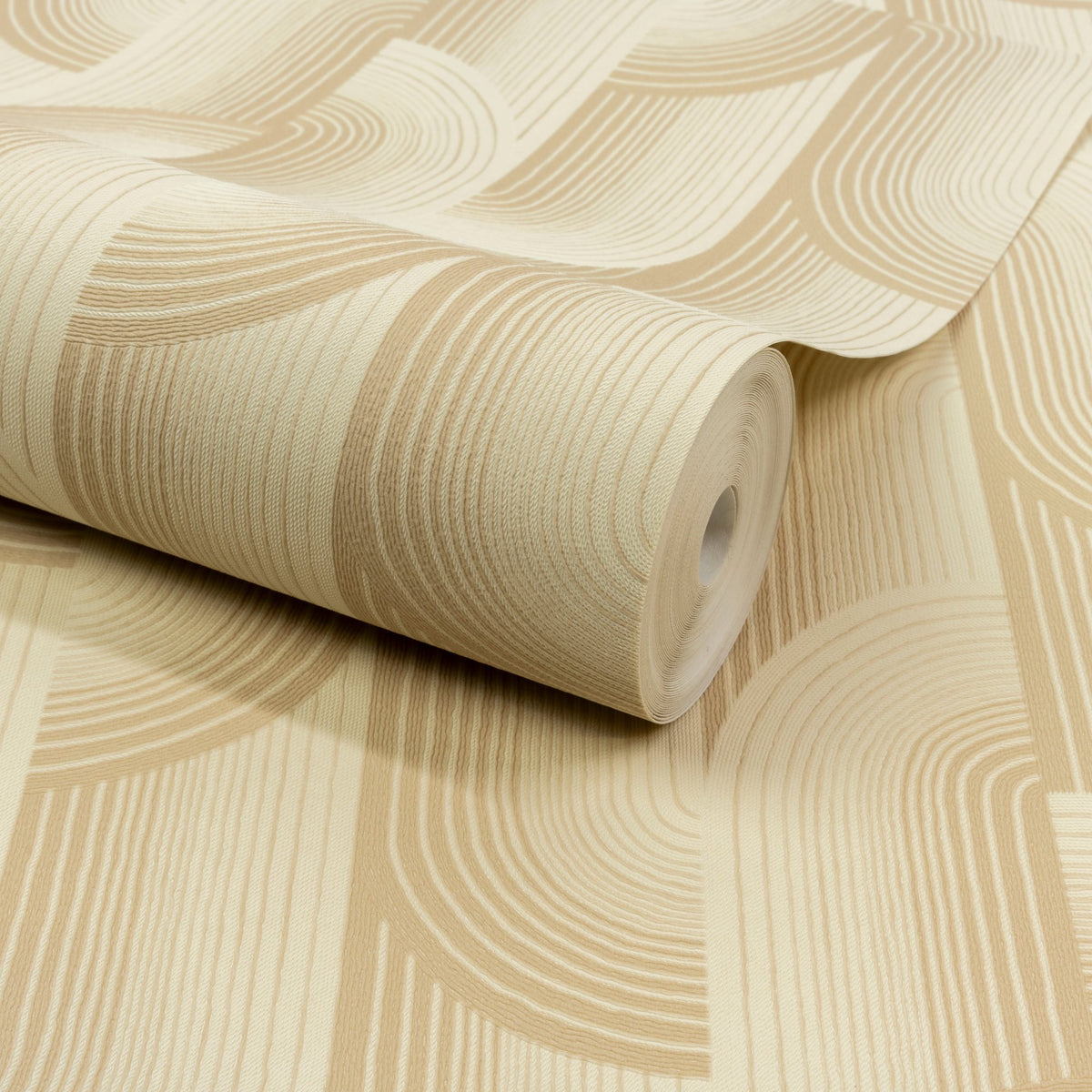 Galerie Precious Weaves Geometric All-over Beige Wallpaper P