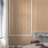 Galerie Precious Weaves Geometric All-over Orange Wallpaper 