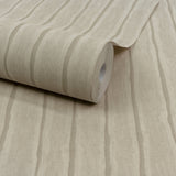 Galerie Precious Weaves Irregular Stripes Beige Wallpaper PW