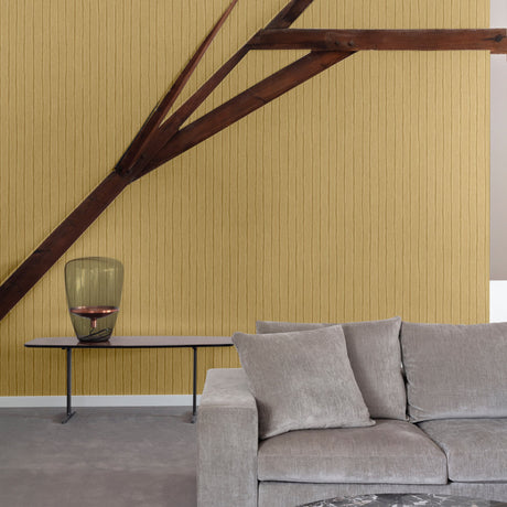 Galerie Precious Weaves Irregular Stripes Gold Wallpaper PW4