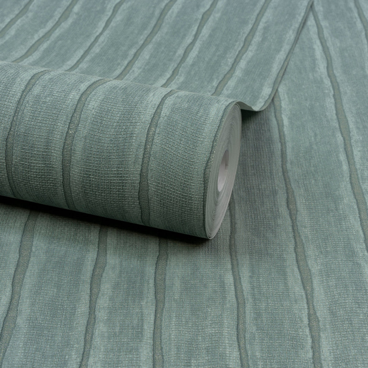 Galerie Precious Weaves Irregular Stripes Blue Wallpaper PW4