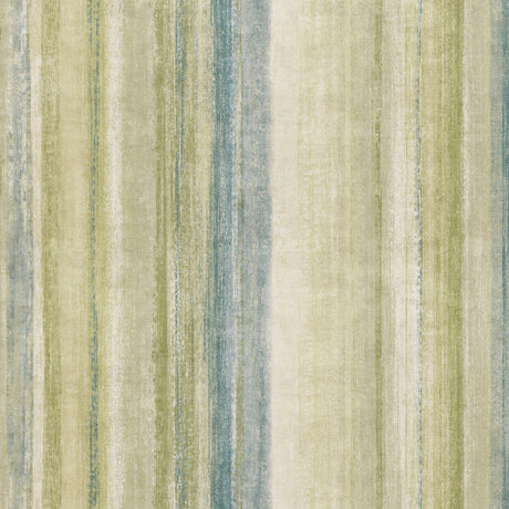 Galerie Precious Weaves Styled Stripes Green Mural PW6001