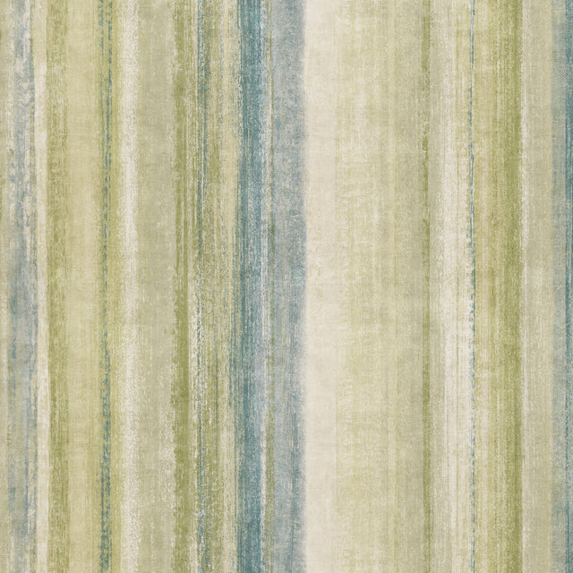 Galerie Precious Weaves Styled Stripes Green Mural PW6001