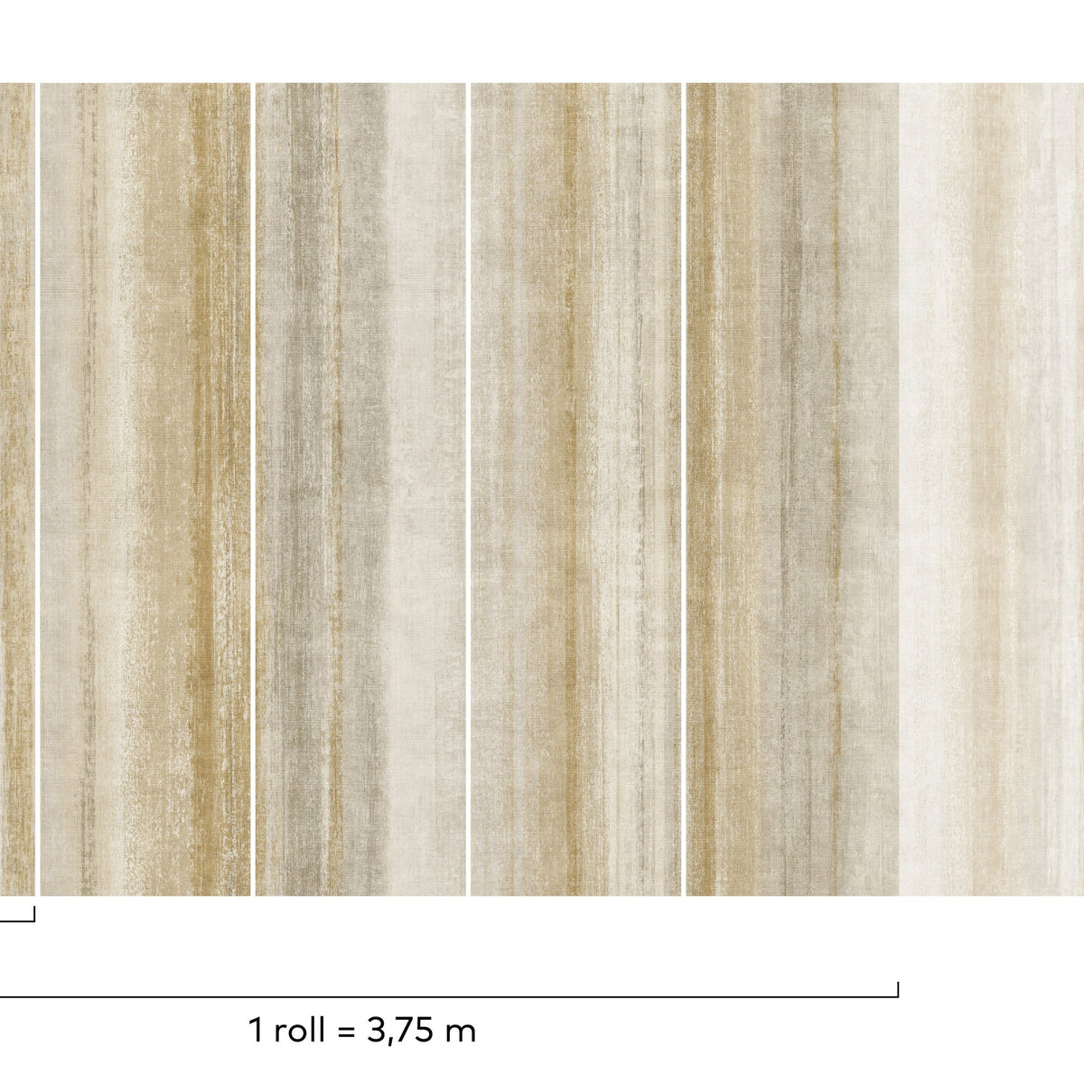 Galerie Precious Weaves Styled Stripes Beige Mural PW6002