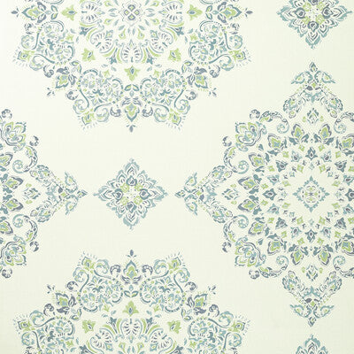 BAKER LIFESTYLE PW78034.3.0 PARVANI TEAL/LIME Wallpaper - Eade's Wallpaper