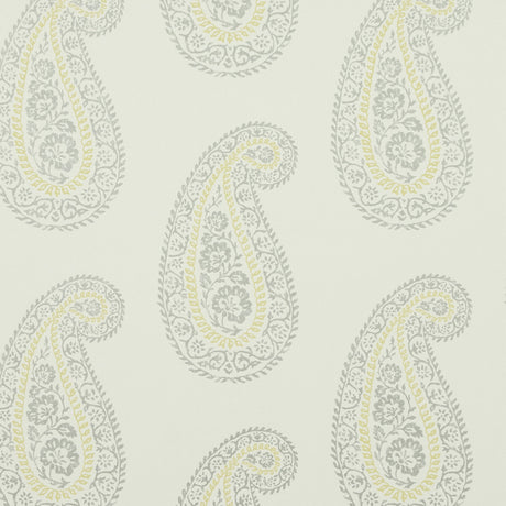 BAKER LIFESTYLE PW78036.2.0 MADIRA GREY/YELLOW Wallpaper - Eade's Wallpaper
