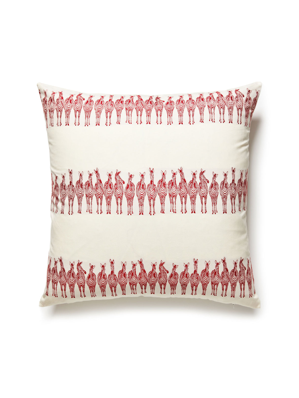 Scalamandre PZ 0002ZOPPILL ZEBRAS ON PARADE PILLOW - Pillow 
