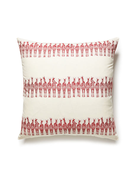 Scalamandre PZ 0002ZOPPILL ZEBRAS ON PARADE PILLOW - Pillow 