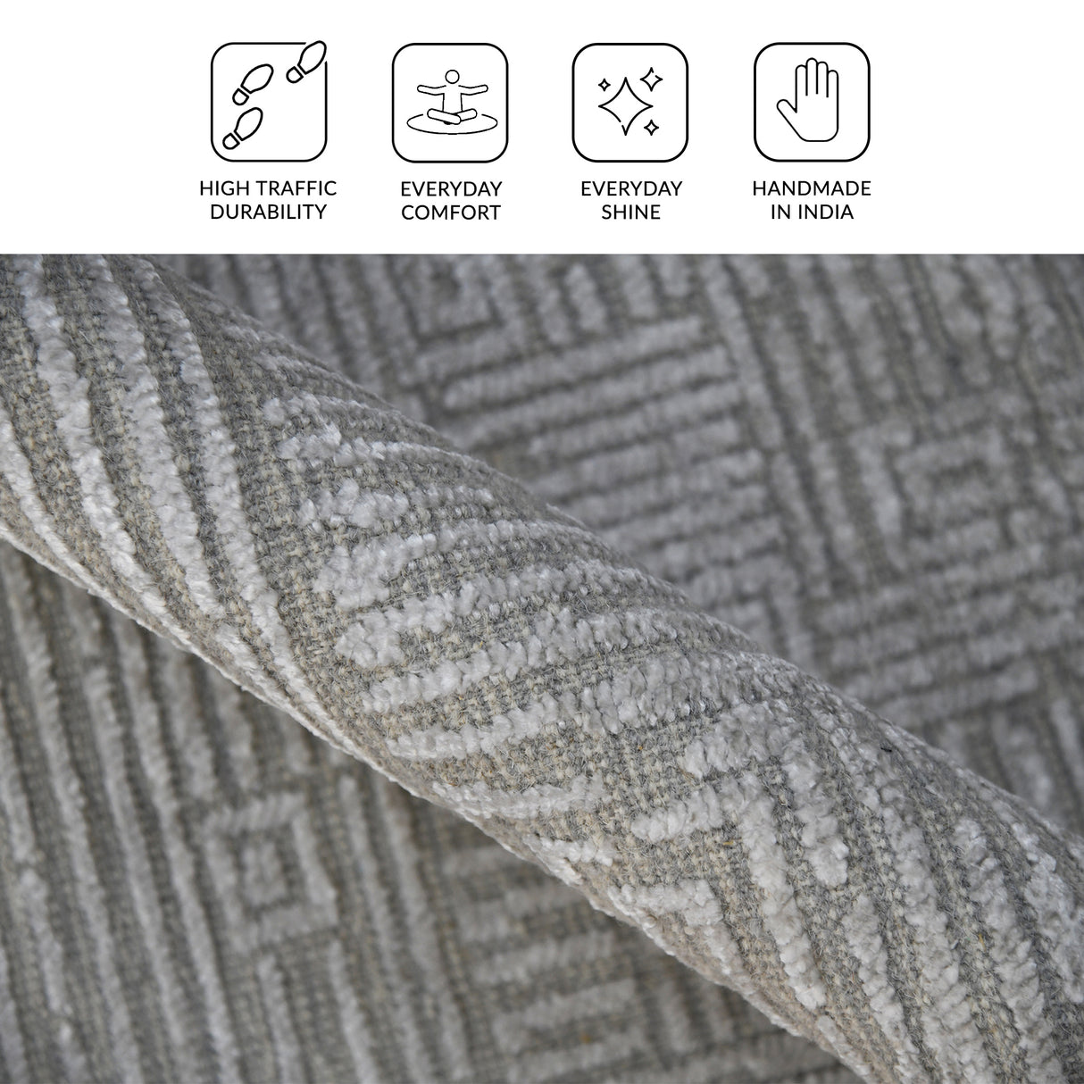 Amer Rugs QUA-2 Quartz Contemporary Area Rug