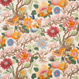 G P & J BAKER R1351.4.0 MAGNOLIA CREAM/BLUE Fabric - Eade's Wallpaper