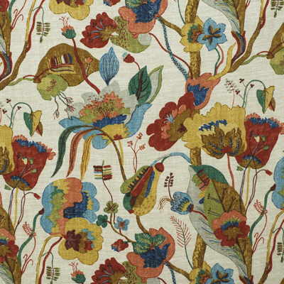 G P & J BAKER R1380.2.0 CALIFORNIA MULTI Fabric - Eade's Wallpaper