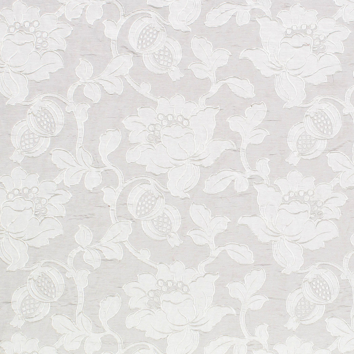 Scalamandre R4 0001REM0 IVORY GRANADA Fabric - Eade's Wallpaper
