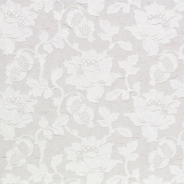 Scalamandre R4 0001REM0 IVORY GRANADA Fabric - Eade's Wallpaper