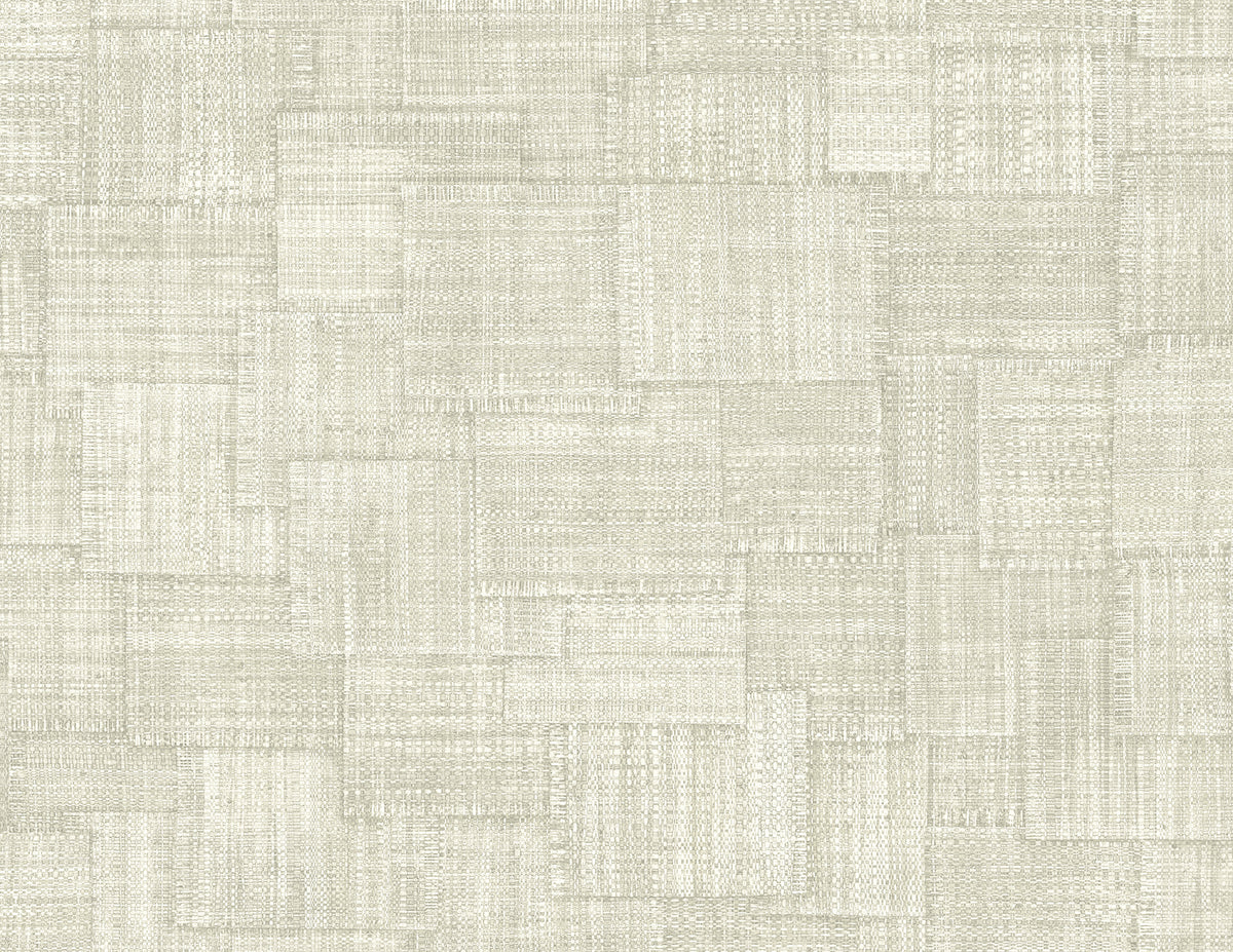 Seabrook Designs RA41710 Woven Blocks Wallpaper