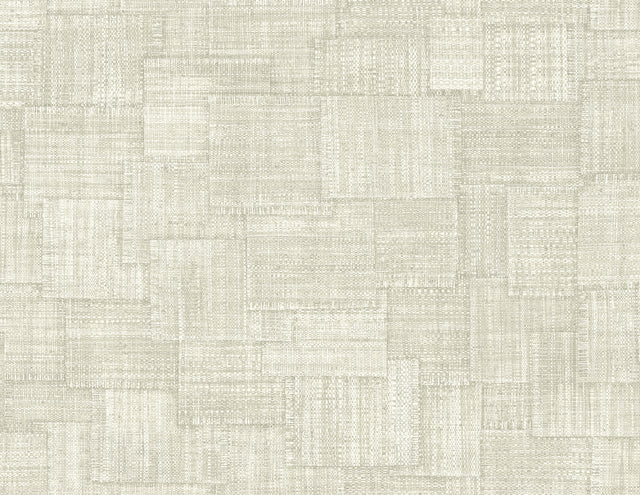 Seabrook Designs RA41710 Woven Blocks Wallpaper