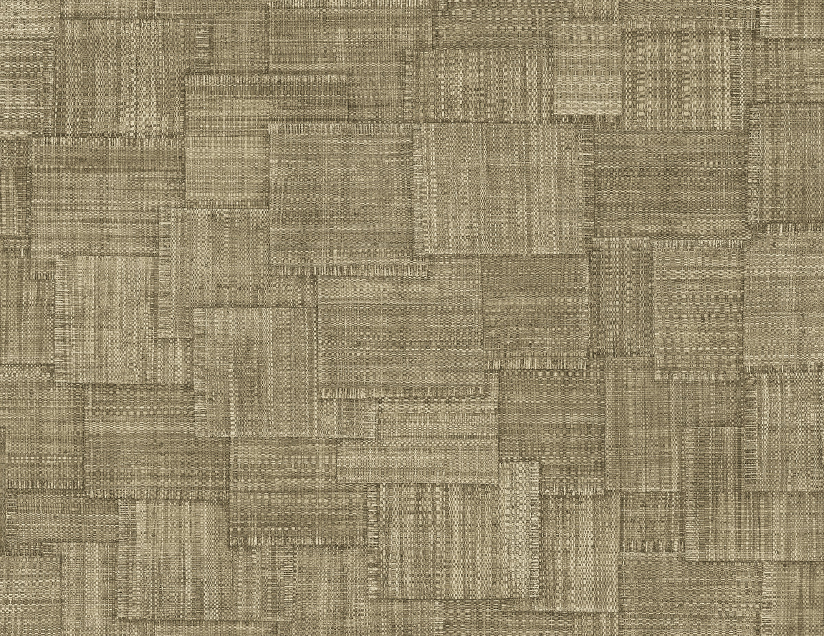 Seabrook Designs RA41715 Woven Blocks Wallpaper