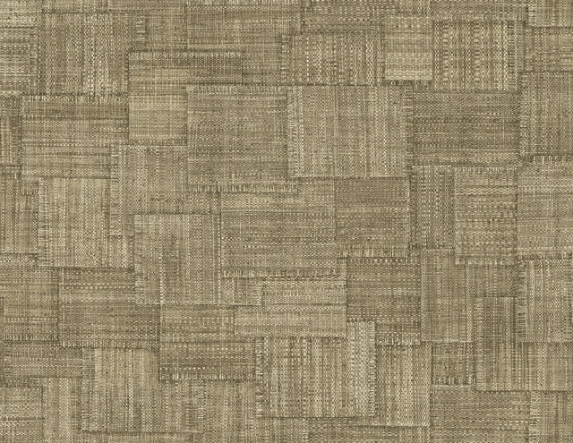 Seabrook Designs RA41715 Woven Blocks Wallpaper