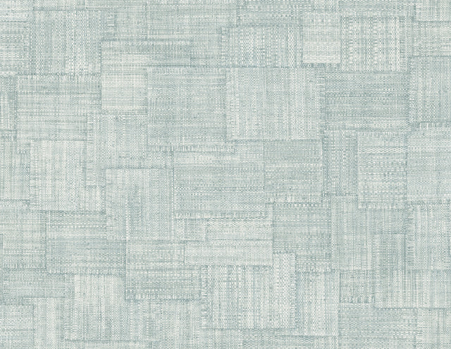 Seabrook Designs RA41716 Woven Blocks Wallpaper