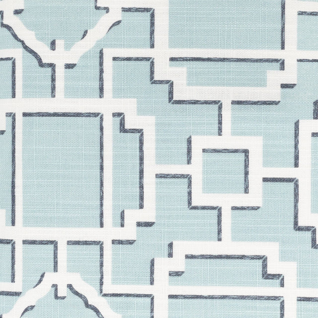STOUT RAMS-1 RAMSEY 1 AQUA Fabric - Eades Wallpaper & Fabric