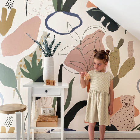 Galerie Day Dreamers Safari Pink Mural RB246