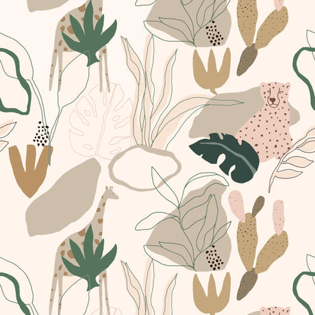Galerie Day Dreamers Safari Beige Mural RB247