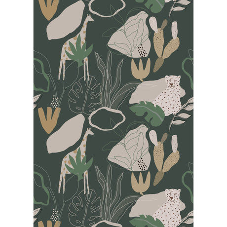 Galerie Day Dreamers Safari Green Mural RB248