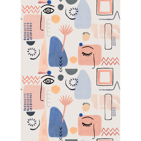 Galerie Day Dreamers Abstract Multi-colored Mural RB249
