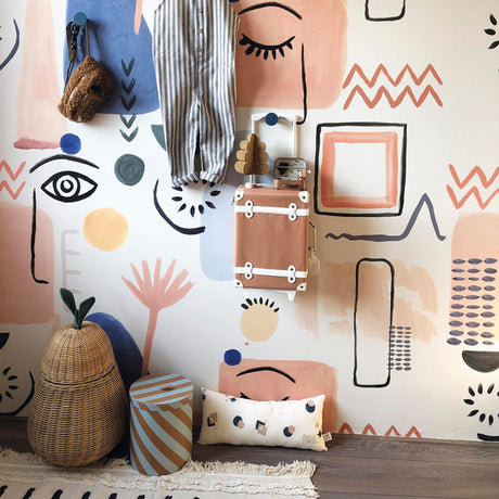 Galerie Day Dreamers Abstract Multi-colored Mural RB249