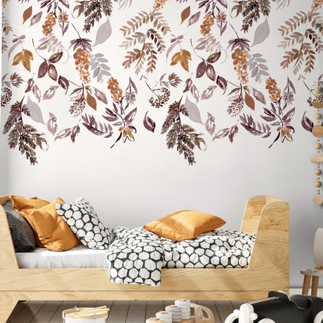 Galerie Day Dreamers Floral Brown Mural RB278
